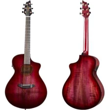 Breedlove Pursuit Exotic S Concert Pinot Burst CE All Myrtlewood Limited Edition
