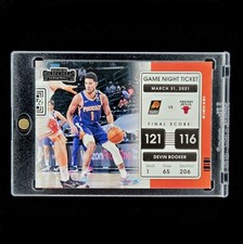 Devin Booker - 2021-22 NBA Panini Contenders Game Night Ticket Phoenix Suns #19