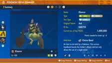 Shiny Kleavor 6IVs Tera Type: Steel Pokémon Scarlet and Violet