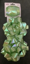 Voila 3-teiliges Sellerie Grün Metallic Geschenkband & Schleife Set