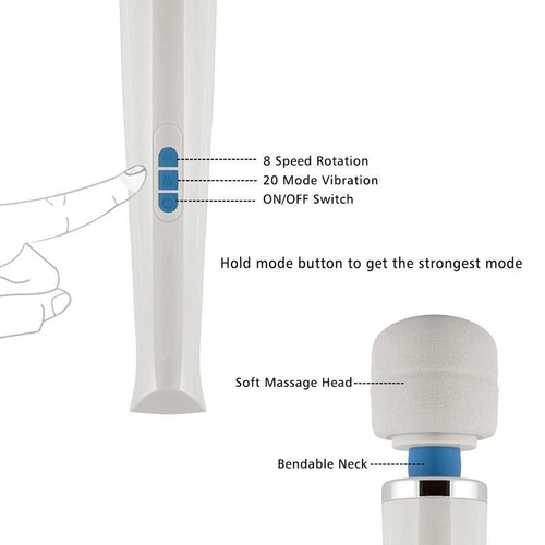 Masajeador de varita recargable Hitachi Love Magic de moda HV-270 - Imagen 5 de 10