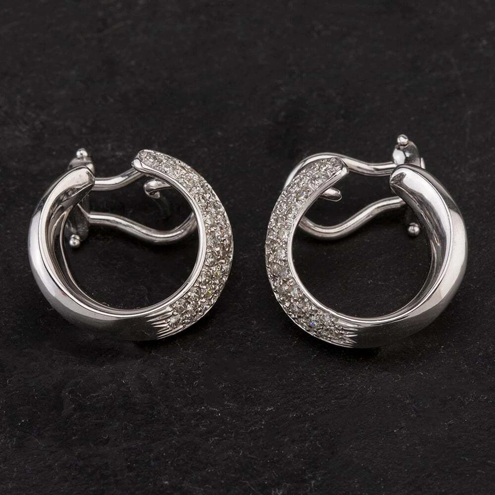 Second hand sale diamond earrings