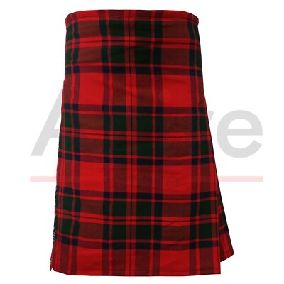 Scottish Handmade Traditional Macintosh Tartan Kilt - Clan Macintosh Tartan Kilt
