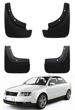 Genuine Front & Rear Splash Guards Mud Flaps For 2000-2004 Audi A4 B6 Saloon