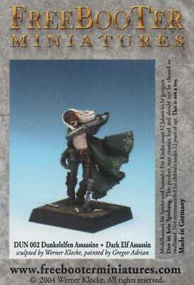 Freebooter's Fate: Dunkelelfen Assassine-Dark Elf Assassin-Miniatures #DUN 002