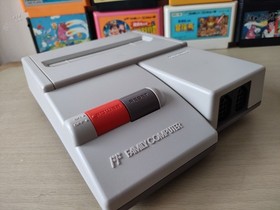 Nintendo New Famicom Console AV Complete set Super Mario Bros. /8 games TESTED