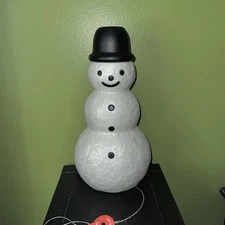 New JOHN DERIAN x TARGET 14” Snowman Lit Blow Mold Holiday Christmas Decor NWT