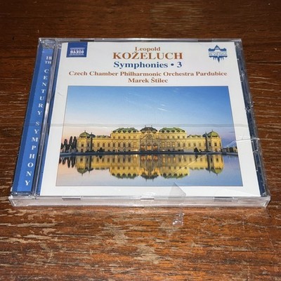 Symphonies 3 by Kozeluch / Dvorak / Stilec (CD, 2019) New Sealed Case Cracked