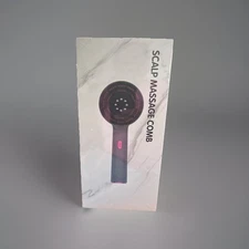 2-in-1 Scalp Massage Comb with Oil Applicator Infrared Light Ball Guide Fluid