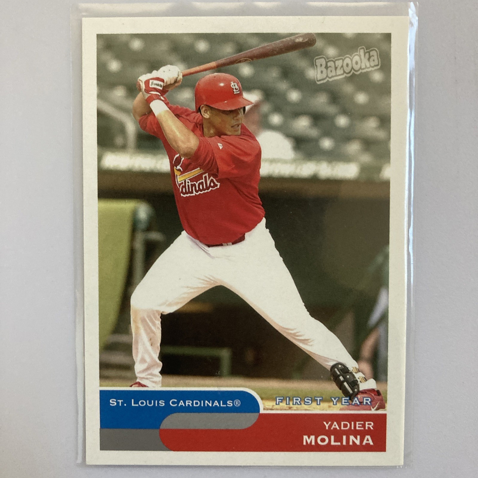 Yadier Molina Topps 2004 Rookie Baseball Card