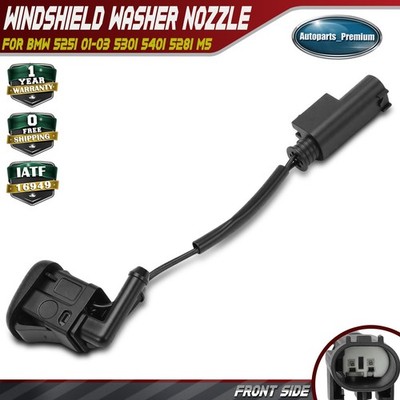 Front Left or Right Windshield Washer Nozzle w/ Heating for BMW E39 525i 530i M5