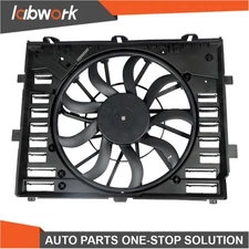 Labwork Radiator Cooling Fan Assembly 95810606120 2011-2018 For Porsche Cayenne