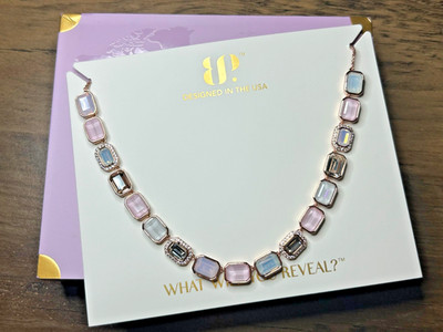 Bomb Party 2026 Jewel Candy Global Soul Desert Oasis Rose Gold Necklace NK23160