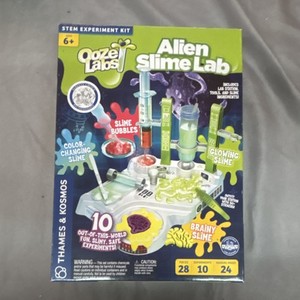 Thames & Kosmos Ooze Labs Alien Slime Lab STEM Experiment Kit for Ages 6+