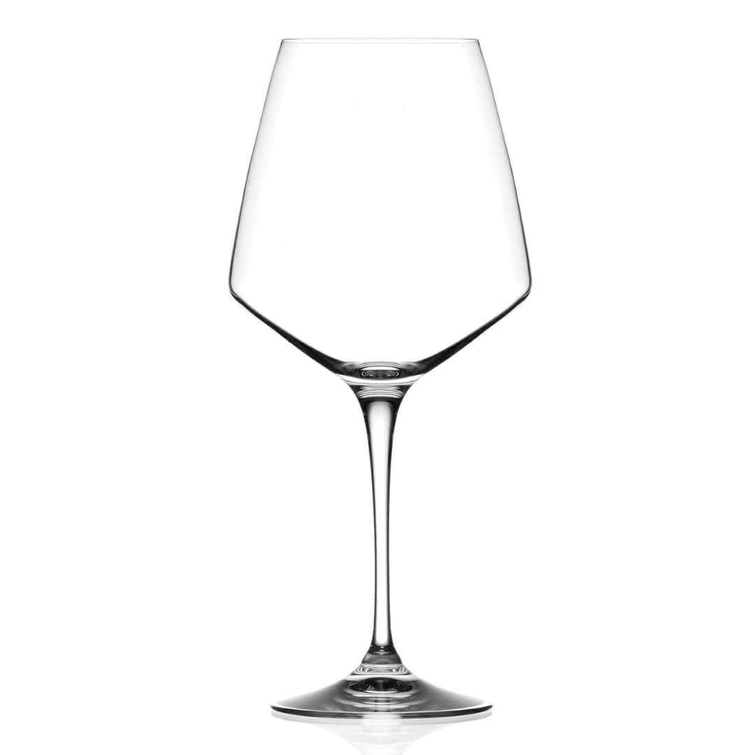 Set Of 6 Glasses Wine ARIA 79 CL In Eco Crystal RCR Cristalleria For Restaurant