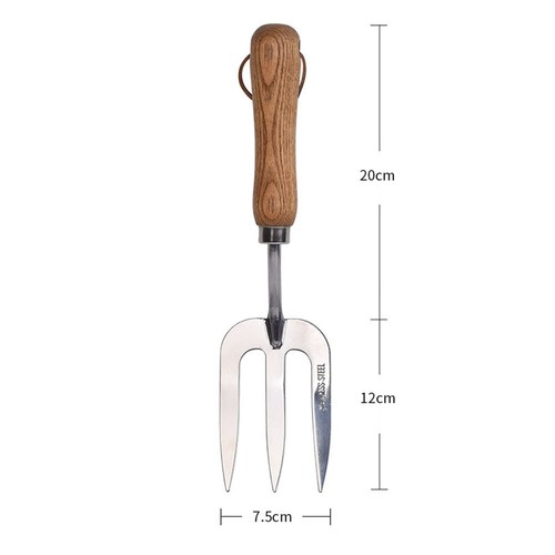 Ergonomisches Design Edelstahl Gartengerät bequem und mühelos zu bedienen - Bild 11 von 11