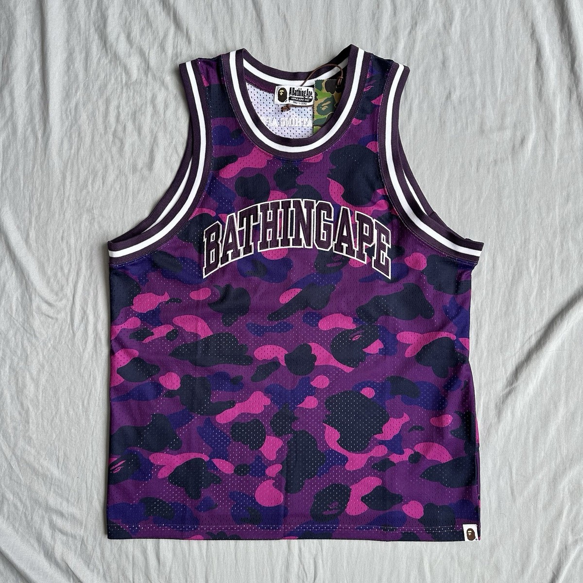 Bape Basketball Jersey Purple Size Medium | eBay