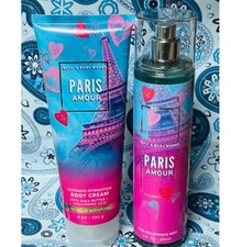 Bath  Body Works Paris Amour Fragrance Mist  Body Cream 8 Fl Oz