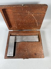 Vintage Brown & Sharpe No. 542 Machinist Square 4” w/ Wooden Box