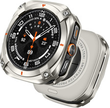 2 in 1 Metal Case Compatible for Samsung Galaxy Watch Ultra 2025/2024 47Mm, Ru