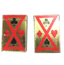 Remembrance Bridge Playing Cards Redi Slip Finish 2 Decks Vintage Collectible
