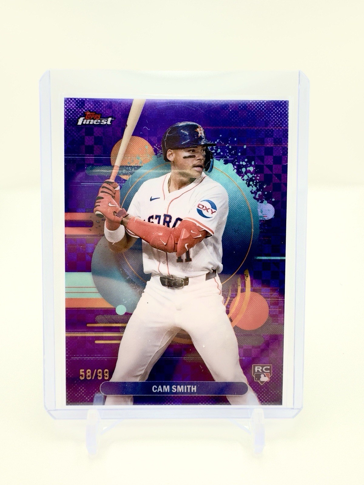 2025 Topps Finest - Uncommon Cam Smith #146 Purple Refractor /99 (RC)