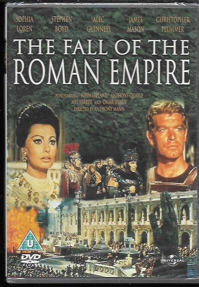 THE FALL OF THE ROMAN EMPIRE R2 DVD ALEC GUINNESS JAMES MASON NEW/SEALED