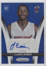 2014-15 Panini Prizm Rookie Blue Prizm 89/499 James Ennis #31 Auto RC w5b