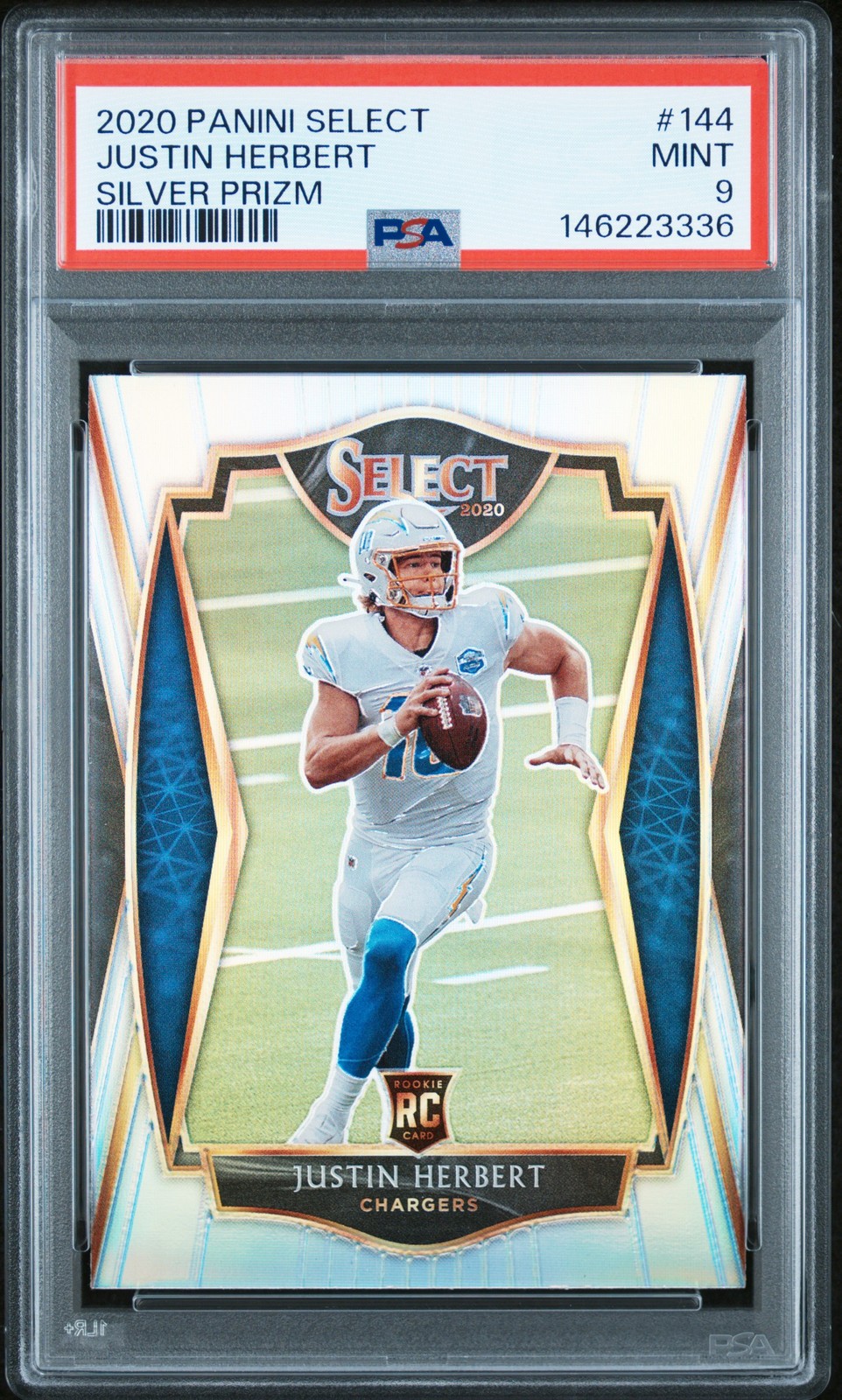 Justin Herbert Silver Prizm #144