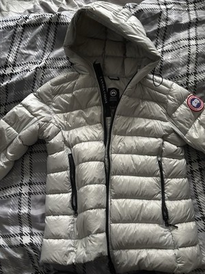 Canada Goose Leichte Daunenjacke / Steppjacke (Größe LG / Hellgrau)   Packable