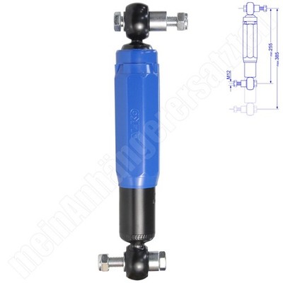 AL-KO ALKO Achsstoßdämpfer Anhängerstoßdämpfer Octagon PLUS blau 1350kg / 2700kg