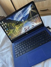 HP 14s-dq0xxx 14in Blue Laptop Celeron N4120 4GB RAM 128GB SSD Win11