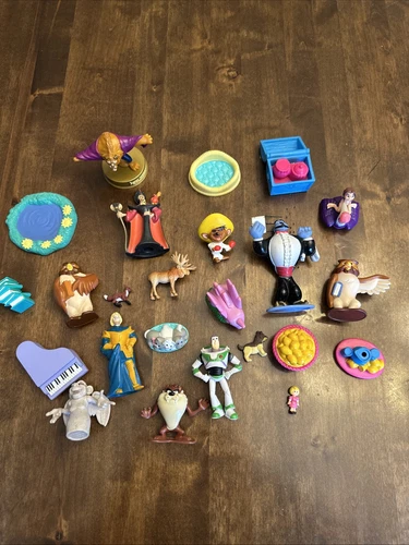 Lot of Vintage Toys 90s Disney Pooh Toy Story Polly Pocket Pokemon Speedy
