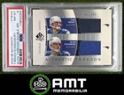 Tom Brady Kliff Kingsbury Jersey PSA 8 2003 SP Authentic 7/345 Threads 2399