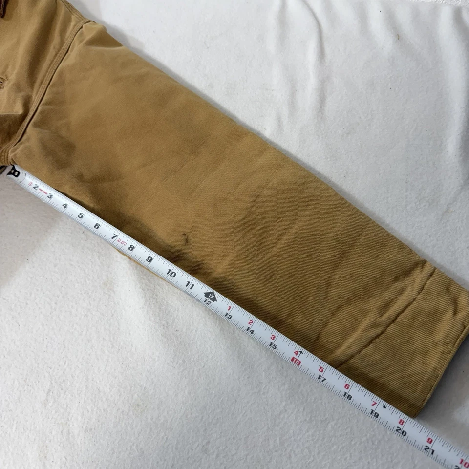 Chaqueta Detroit Forrada Acolchada Cuello Pana Marrón Carhartt Detroit De Colección Talla 44 Alto Foto 4 de 4