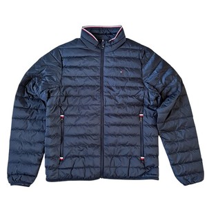 Tommy Hilfiger Veste légère empaquetable et matelassée, imperméable, pour homme