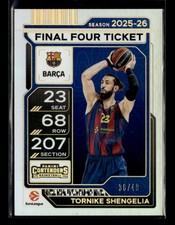 Tornike Shengelia 2025-26 Contenders EuroLeague Final Four Ticket 36/49 [wyf34