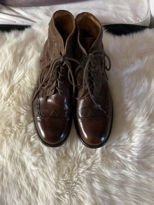 True Religion Men\'s Size 9 Brown Leather Boots True Religion Leather Upper Brown Boots for Men for Sale  main image 4