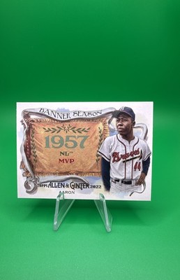 2022 Topps Allen & Ginter - Banner Seasons Hank Aaron #BS-17.  I35