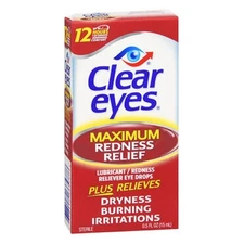 Maximum Redness Relief Eye Drops 0.5 oz  by Clear Eyes
