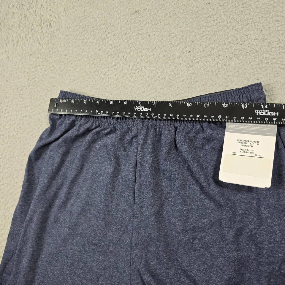 Fruit of the Loom Jersey Shorts Mens Medium Blue Lightweight UPF 20 Stretch NWT - Image 4 of 4