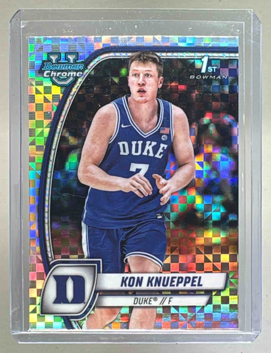 Kon Knueppel 2024 Bowman University Chrome #48 X-Fractor