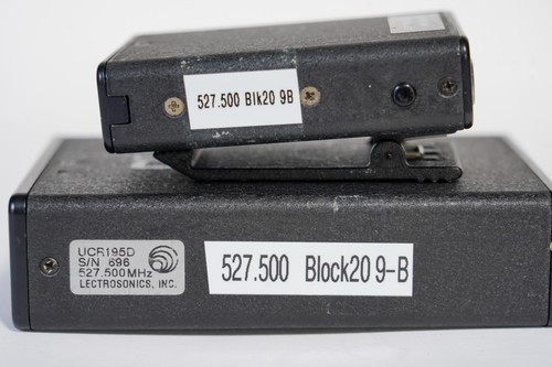 Lectrosonics UCR195D UM195 - UHF Block 20: 527.500 - Wireless Mic System (7) - Picture 13 of 13