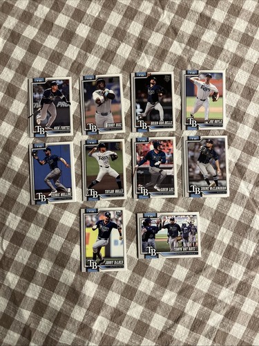 2026 TOPPS SERIES 2 TAMPA BAY RAYS COMPLETE TEAM SET 10 CARDS