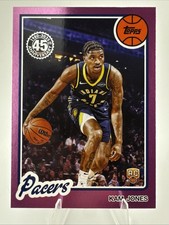 2025-26 Topps Basketball✨Retro 1980 SP-Pink Foil✨#80BK-81 Kam Jones (RC) Pacers