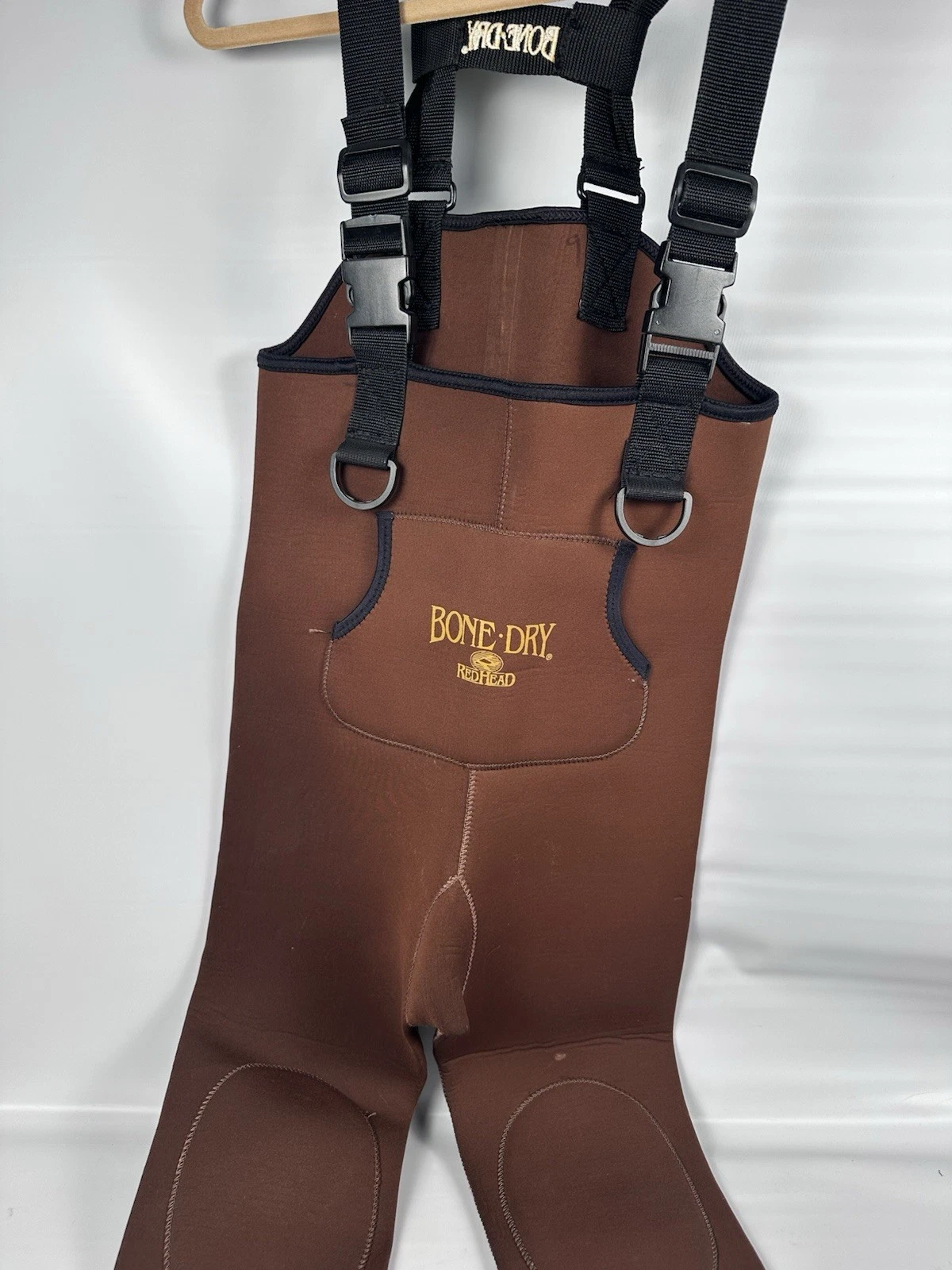 RedHead Bone-Dry Neoprene Chest Waders Brown Stockingfoot Fishing Hunting