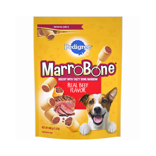 Pedigree 10046A Marrobone Dog Treats, 24 oz. - Quantity 8