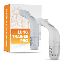 Lung Trainer Pro – 10 Resistance Levels, Portable, Manual Respiratory Exerciser