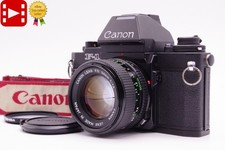 N MINT Canon New F-1 AE Finder 35mm SLR Film Camera NFD 50mm f1.4 Lens JAPAN