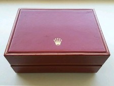 Very rare ROLEX Box Scatola in pelle rossa 56.01.2 "Big Size" - Anni '70